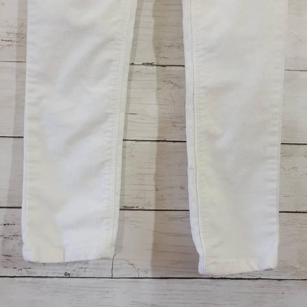 Little Girls Gymboree Cords Corduroy Jeans in White Size 5